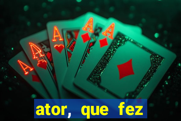 ator, que fez coringa que morreu
